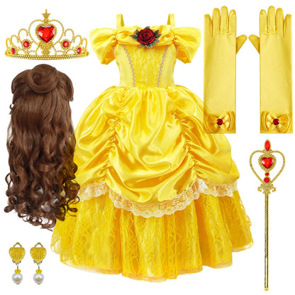 Vestido Princesa Niña Cosplay