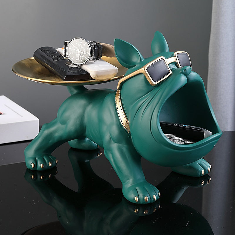 Escultura Bulldog Cuerpo Fuerte