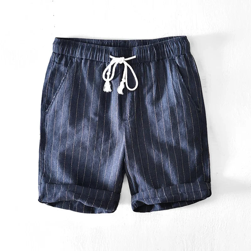 Bermudas Hombre Lino Algodón