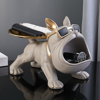 Escultura Bulldog Cuerpo Fuerte