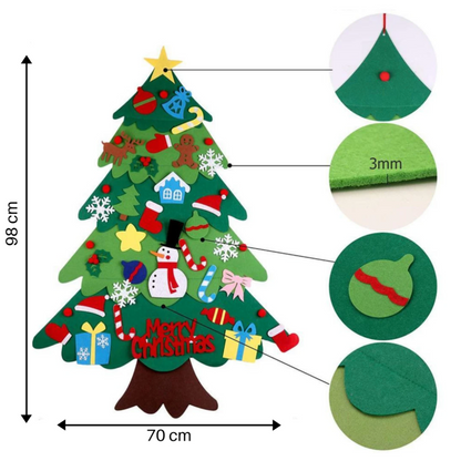 Árbol Navidad Fieltro Infantil