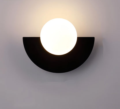 EverestLuxe – Lámpara de pared semicircular con diseño nórdico