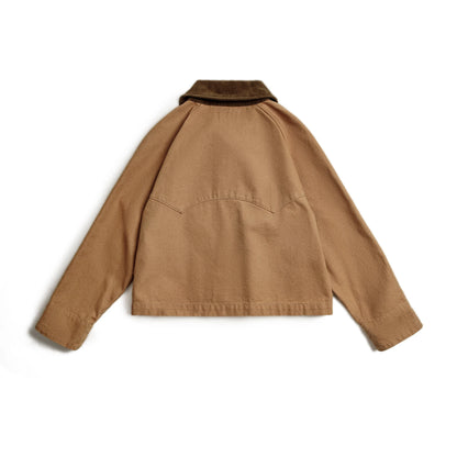 Chaqueta Mujer Canvas Retro Kaki