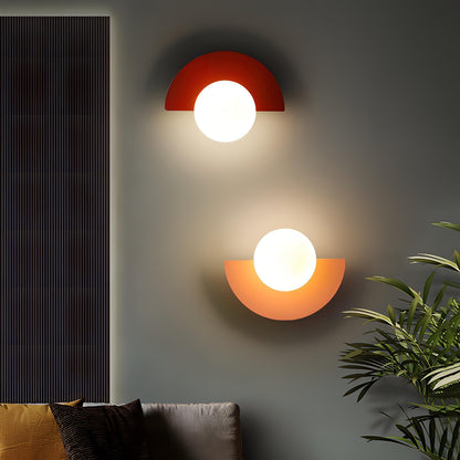 EverestLuxe – Lámpara de pared semicircular con diseño nórdico