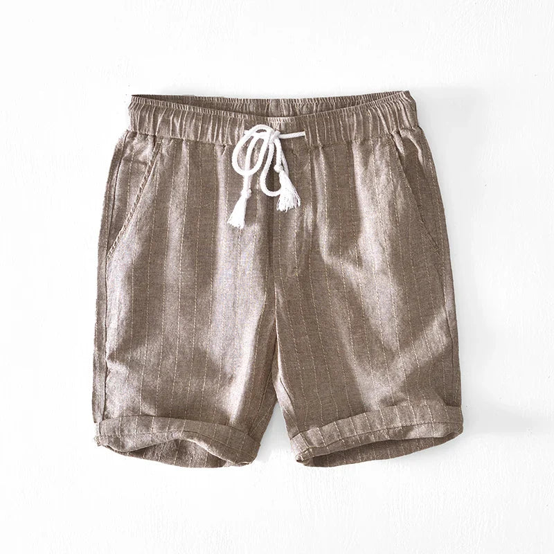 Bermudas Hombre Lino Algodón