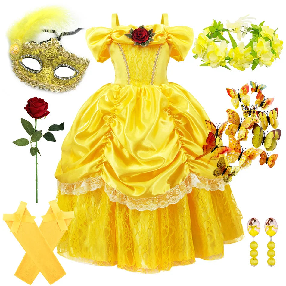 Vestido Princesa Niña Cosplay