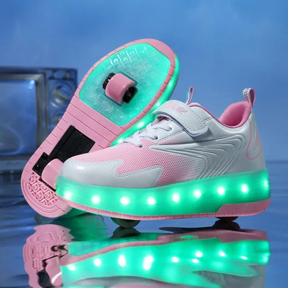 Zapatillas LED Ruedas Niños