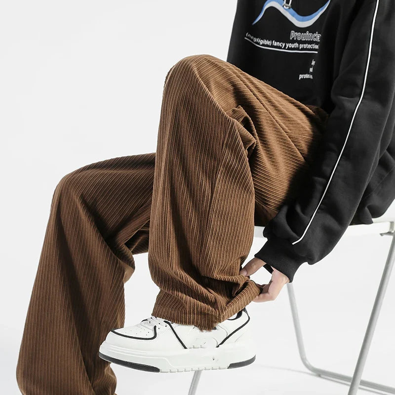 Pantalones Hombre Pana Gruesa