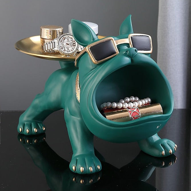 Escultura Bulldog Cuerpo Fuerte