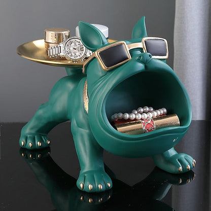 Escultura Bulldog Cuerpo Fuerte
