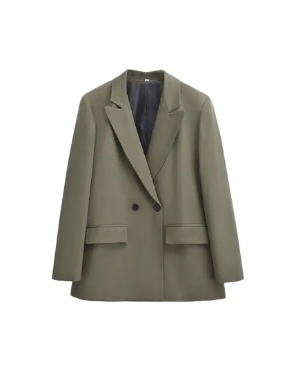 Blazer Mujer Doble Botón