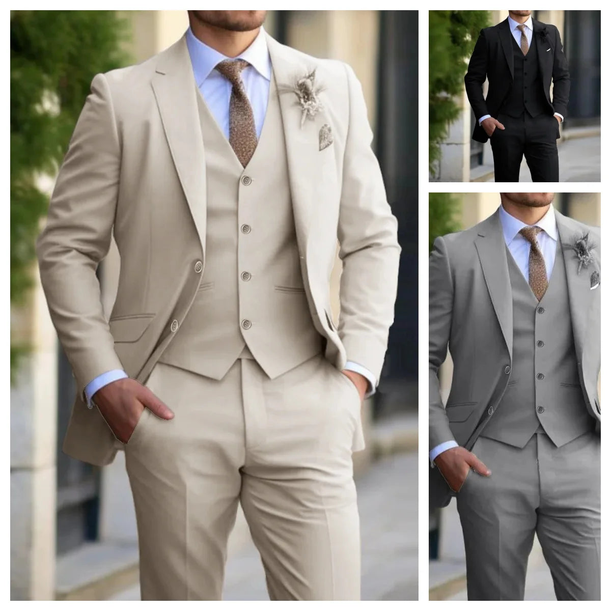 Traje Hombre Boda Elegante
