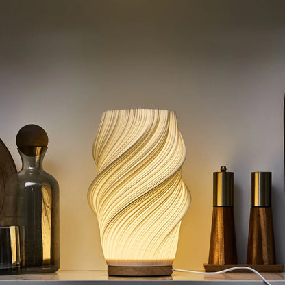 Lámpara Mesa Ondas Serena