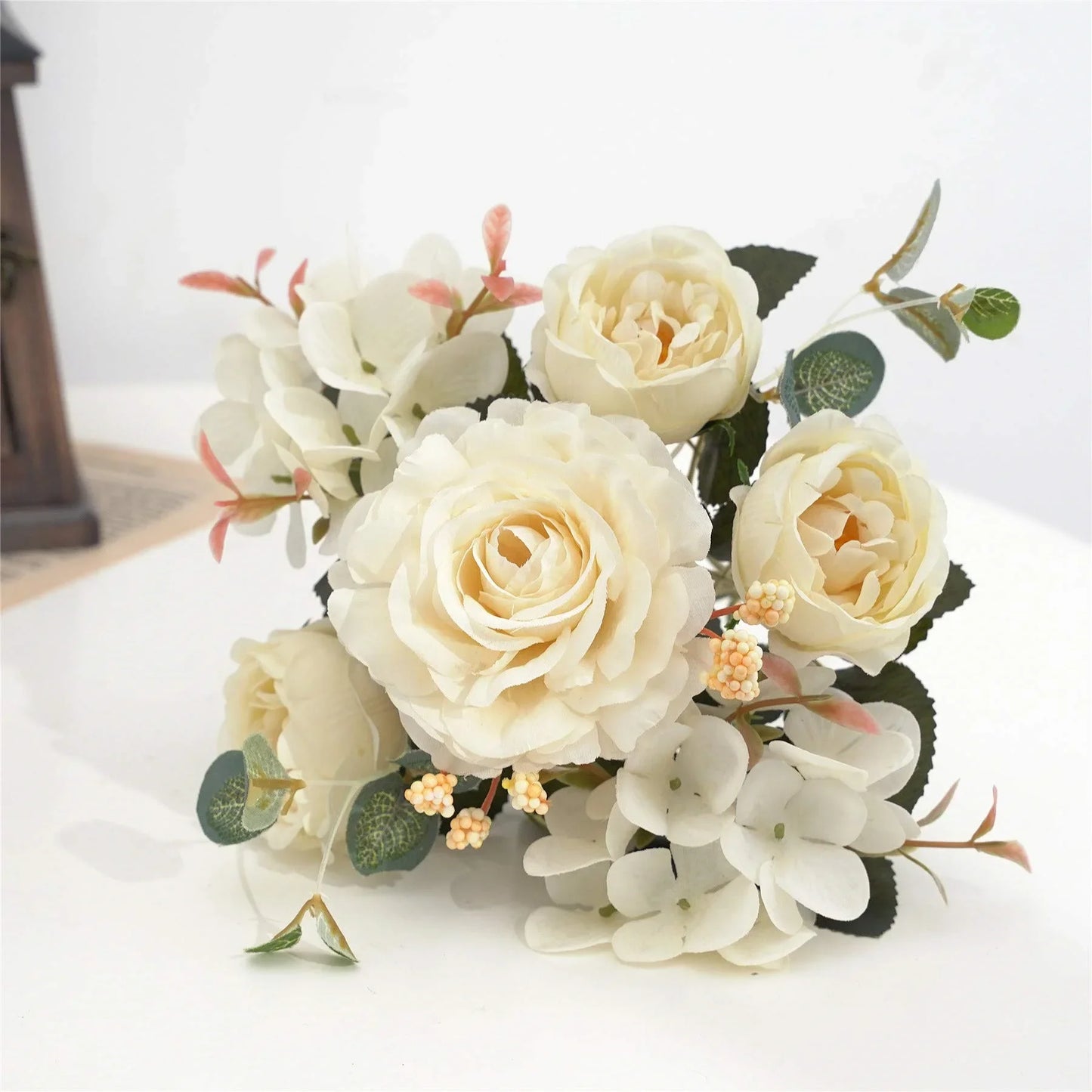 Ramo Peonías Rosas Artificiales