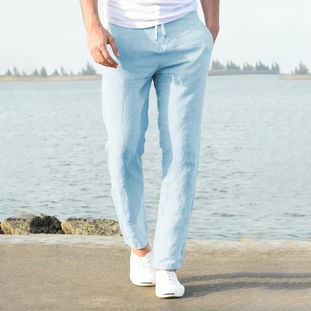 Pantalón Lino Hombre Elegance