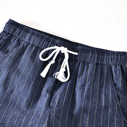 Bermudas Hombre Lino Algodón