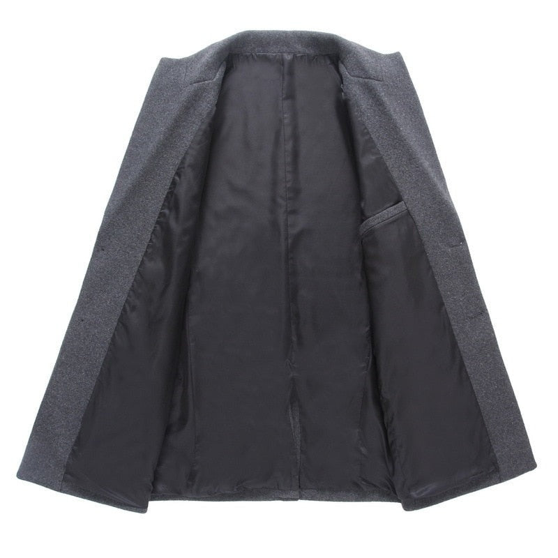 Abrigo Largo de Lana Maison Delaro Hombre