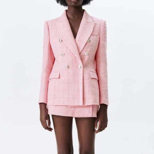 Blazer Tweed Mujer