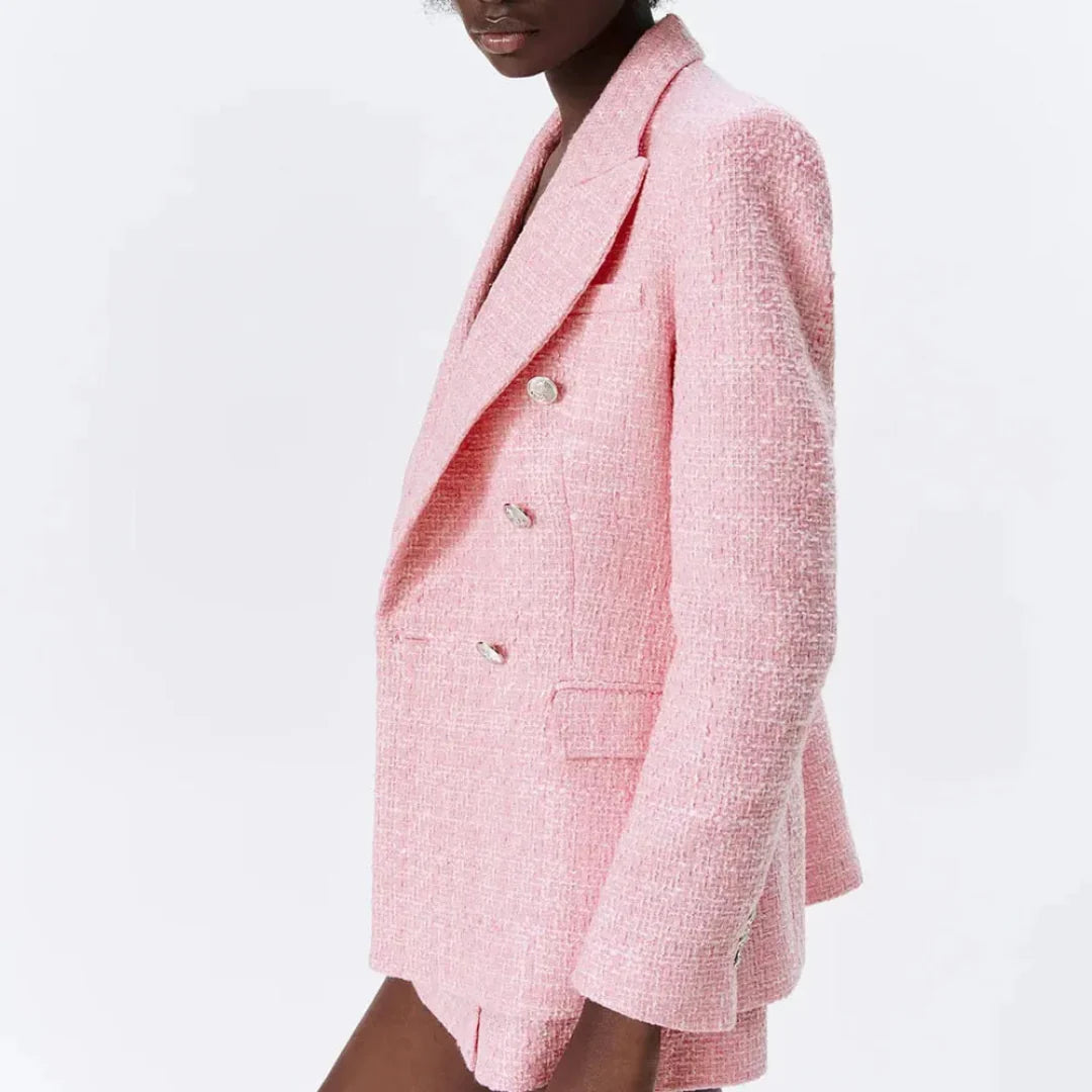 Blazer Tweed Mujer