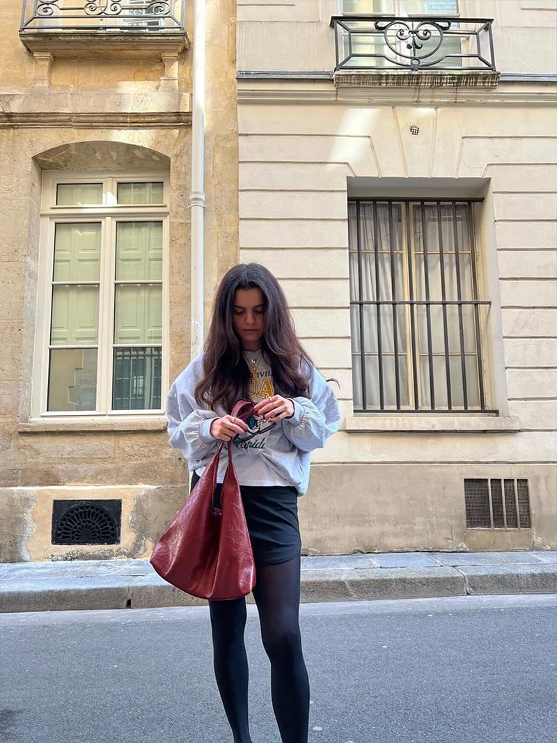 Bolso Hombro Mujer Cuero