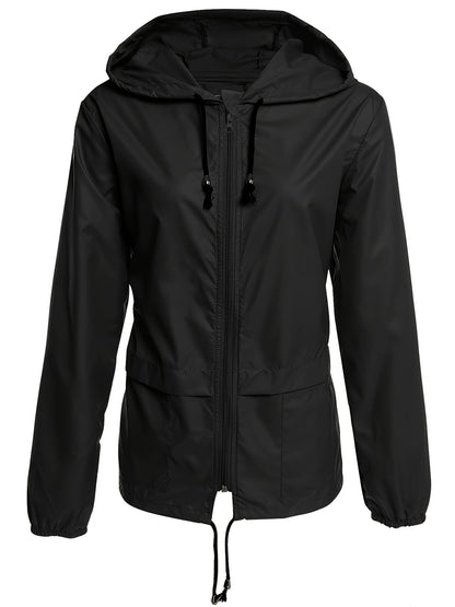 Chaqueta Corta Viento Larga Capucha