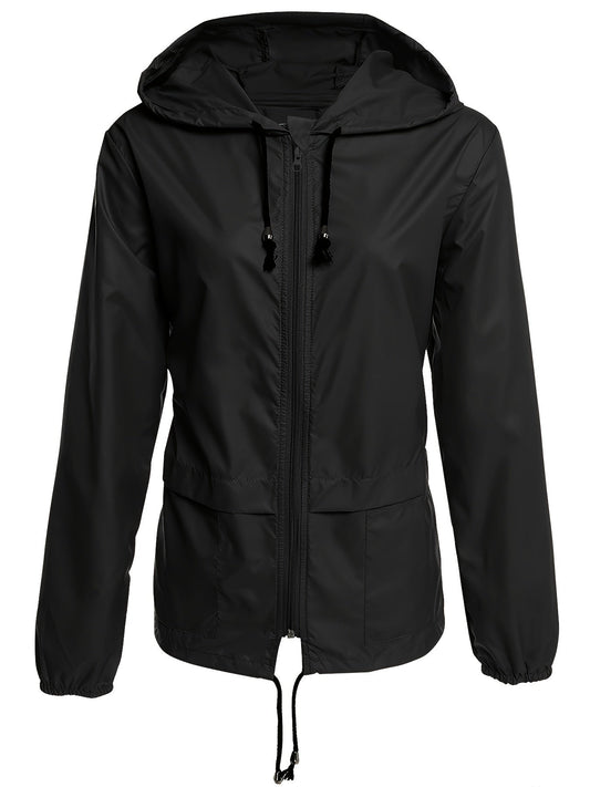 Chaqueta Corta Viento Larga Capucha