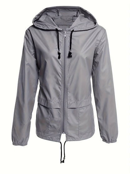 Chaqueta Corta Viento Larga Capucha