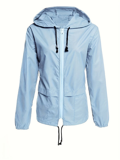 Chaqueta Corta Viento Larga Capucha