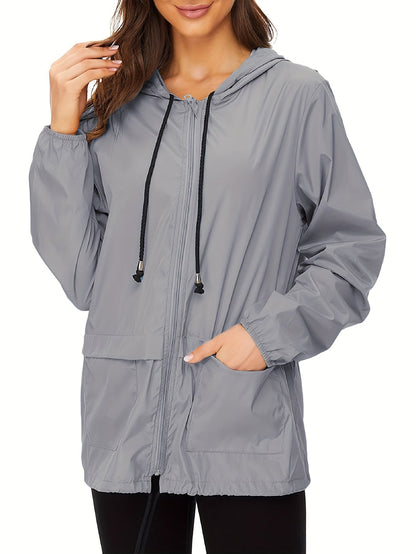 Chaqueta Corta Viento Larga Capucha