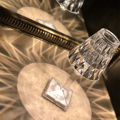 Lámpara Mesa Cristal Brillante