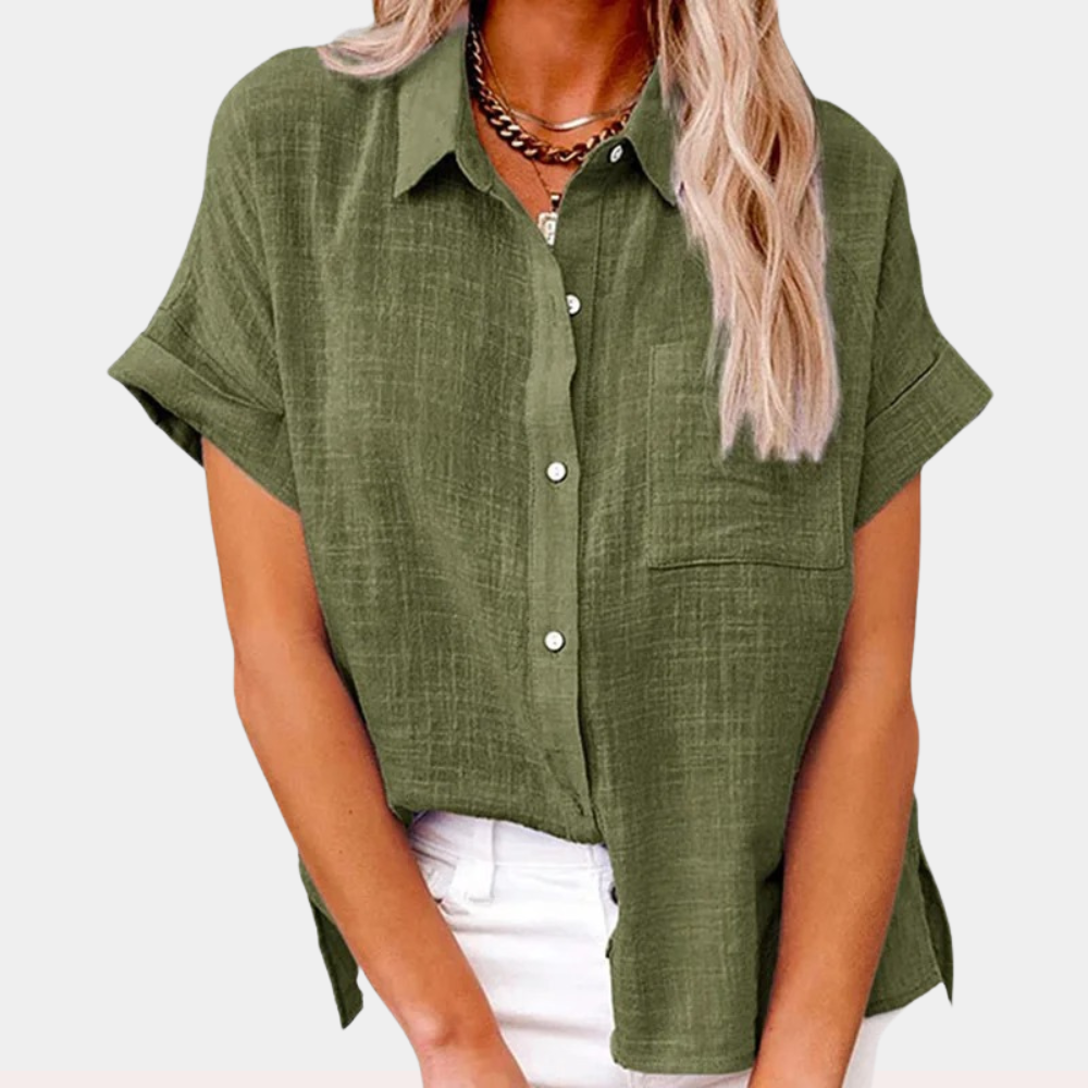 Blusa Mujer Lino