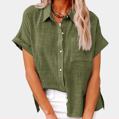 Blusa Mujer Lino