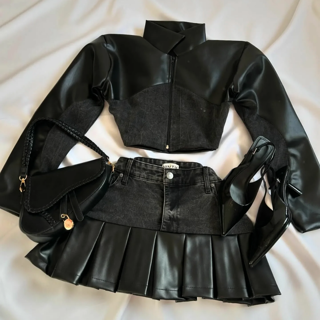 Conjunto Polipiel Mujer Dos Piezas