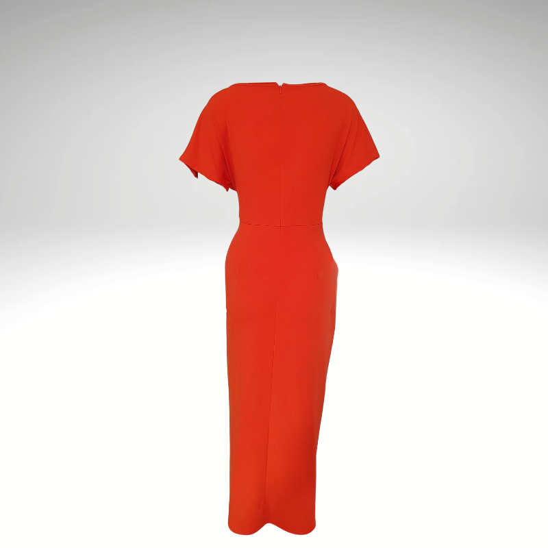 Vestido Cruzado Midi Elegante