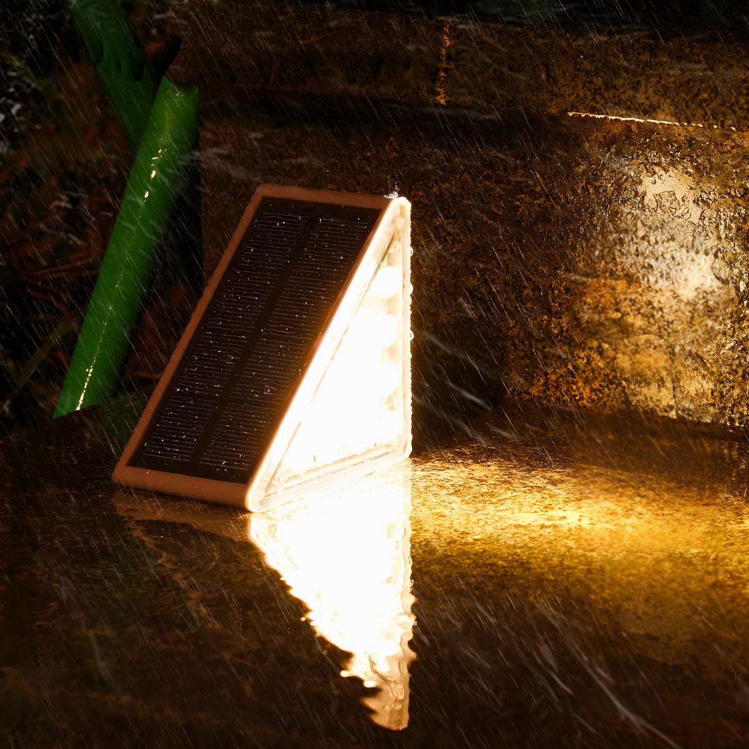 Luces Escalera Solar Exterior