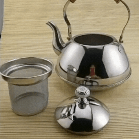 Tetera Acero Inoxidable Clásica