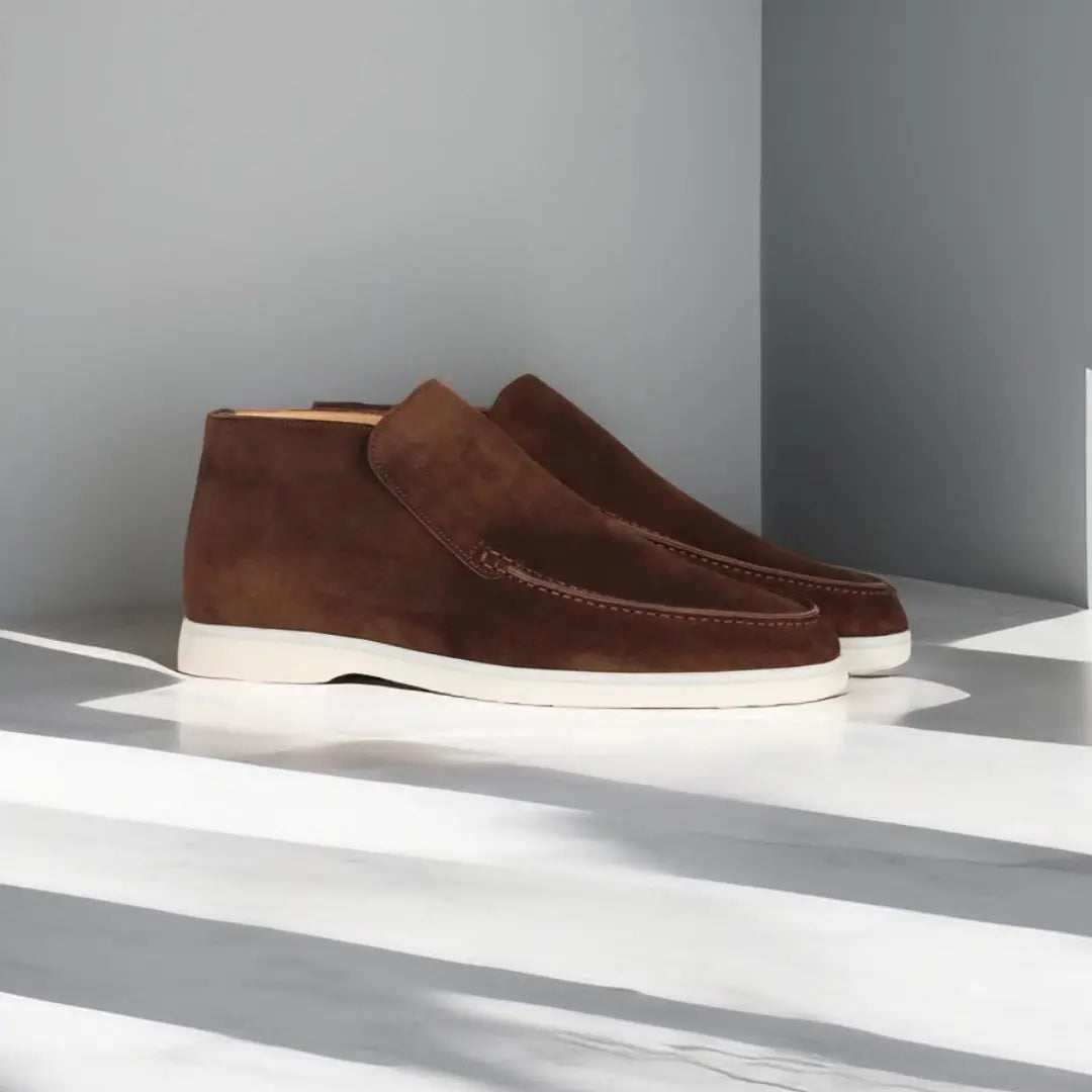 Mocasines Hombre Piel Ante