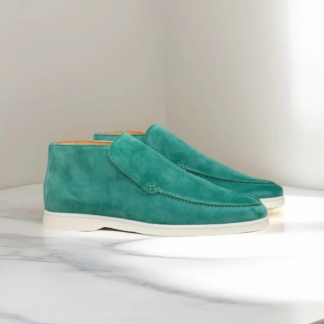 Mocasines Hombre Piel Ante
