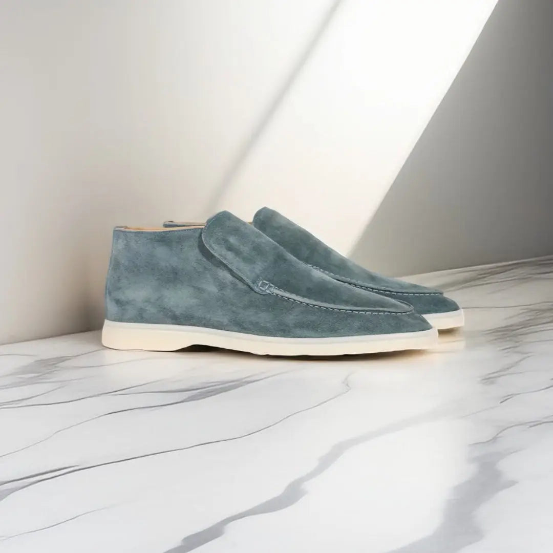 Mocasines Hombre Piel Ante