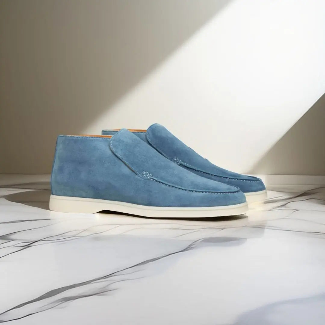 Mocasines Hombre Piel Ante