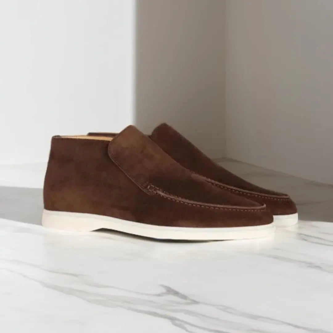 Mocasines Hombre Piel Ante