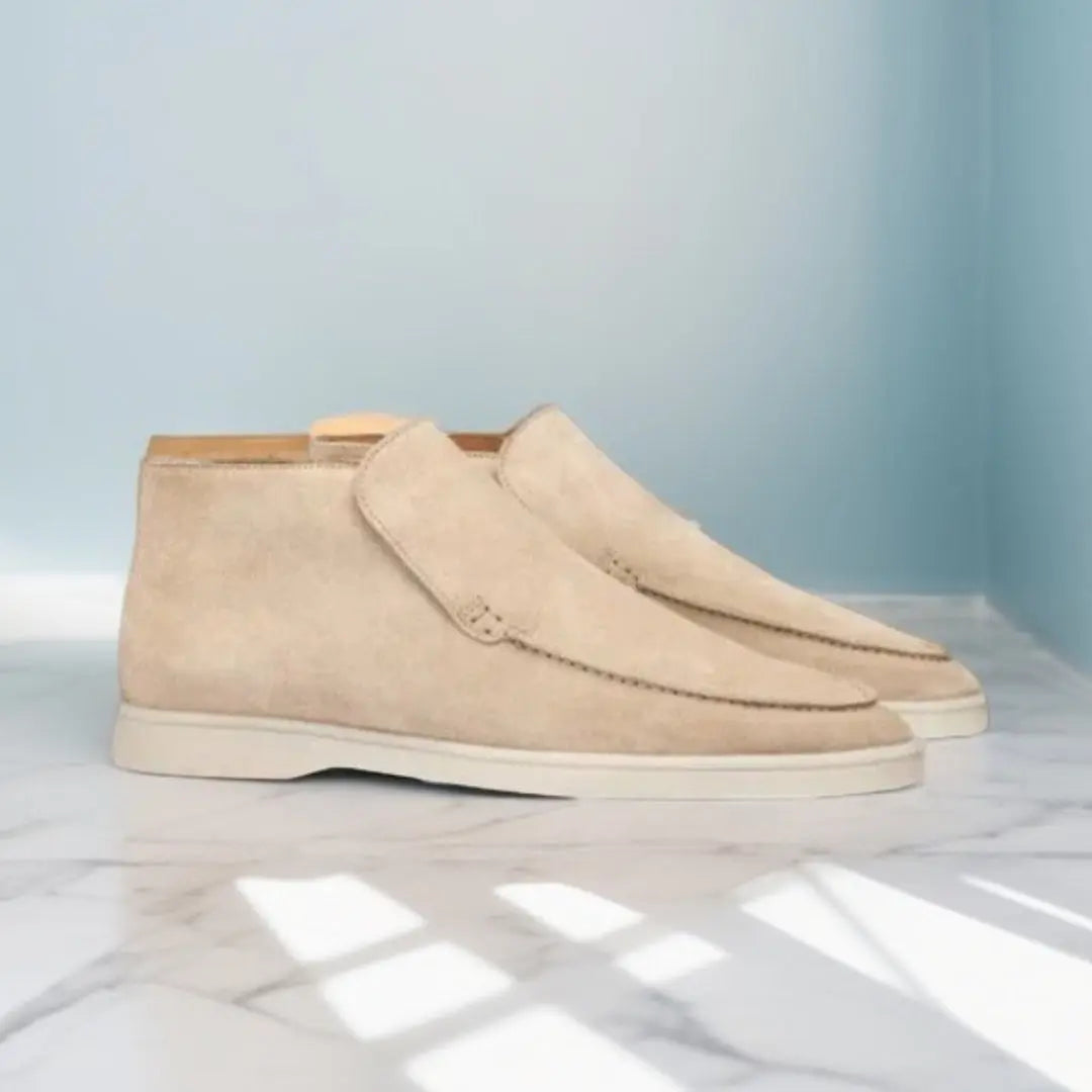 Mocasines Hombre Piel Ante