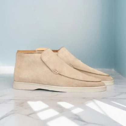 Mocasines Hombre Piel Ante