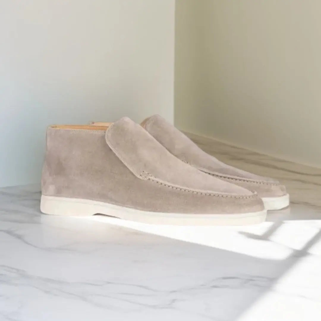 Mocasines Hombre Piel Ante