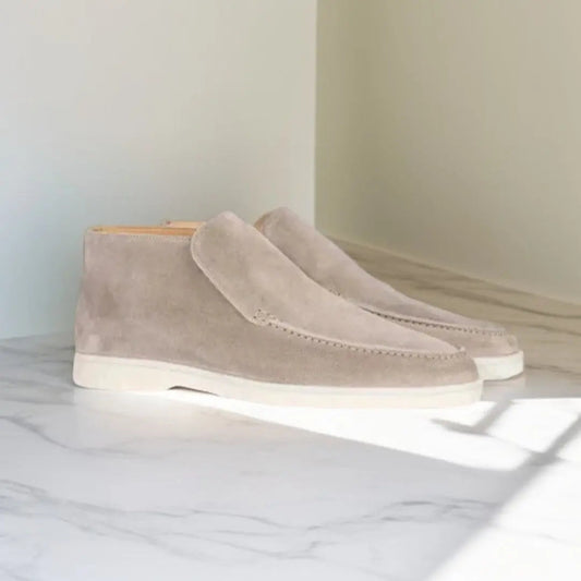 Mocasines Hombre Piel Ante
