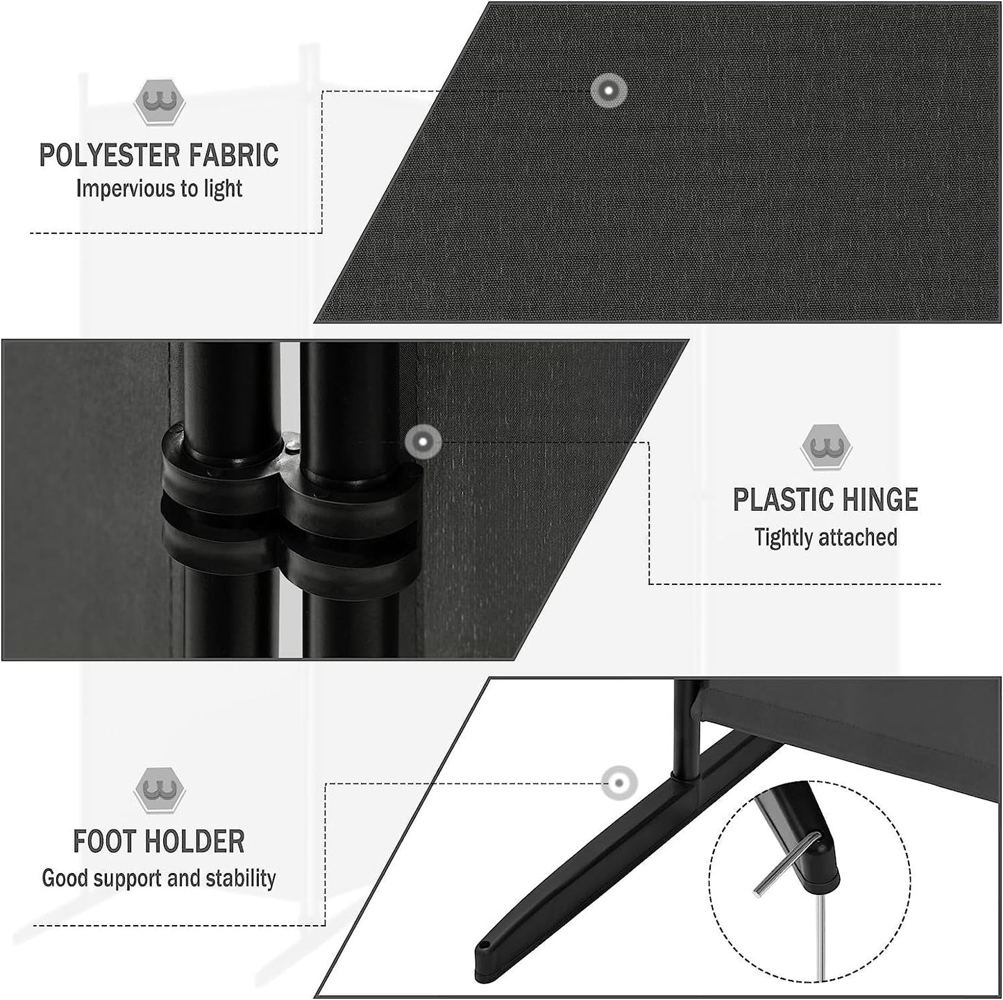 Biombo Plegable Privacidad Exterior