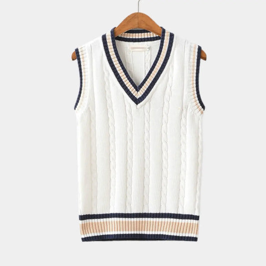 Chaleco Punto Cuello V