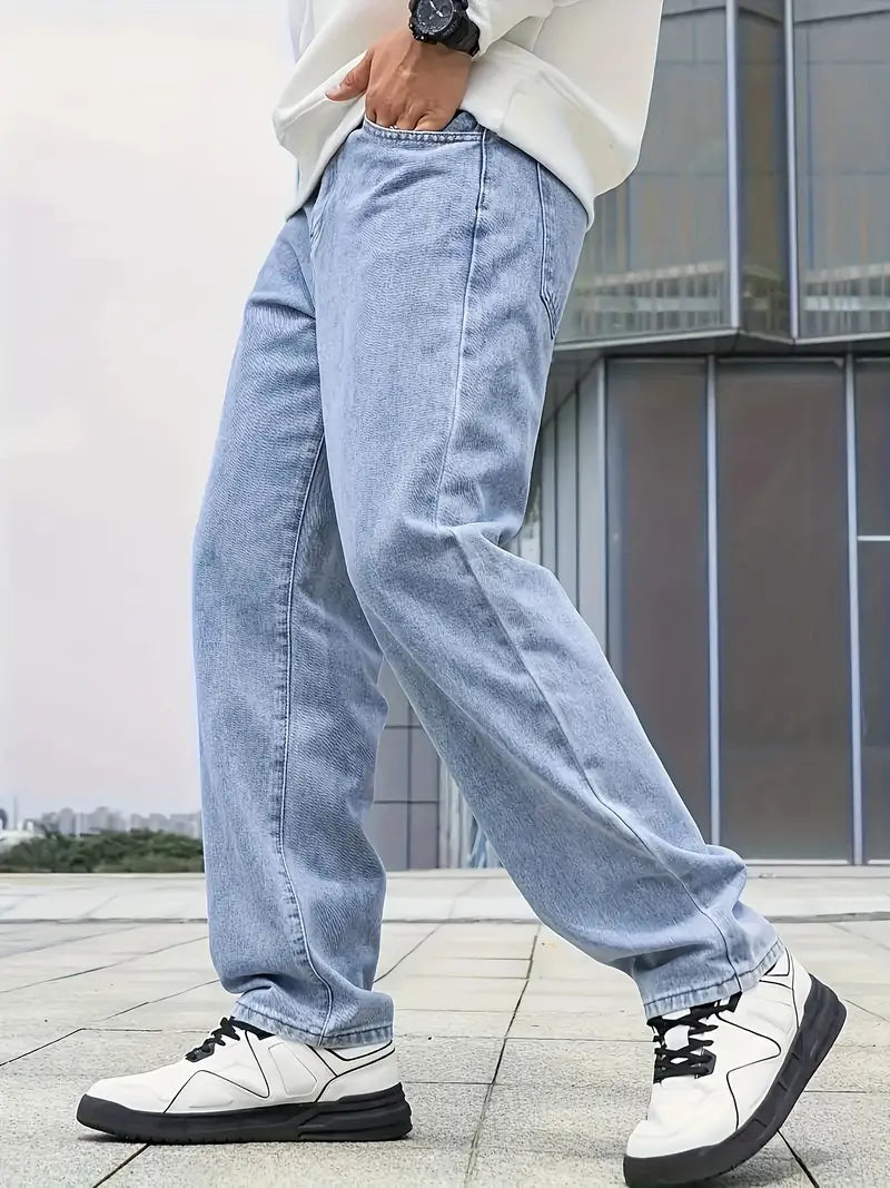 Jeans Hombre Corte Recto