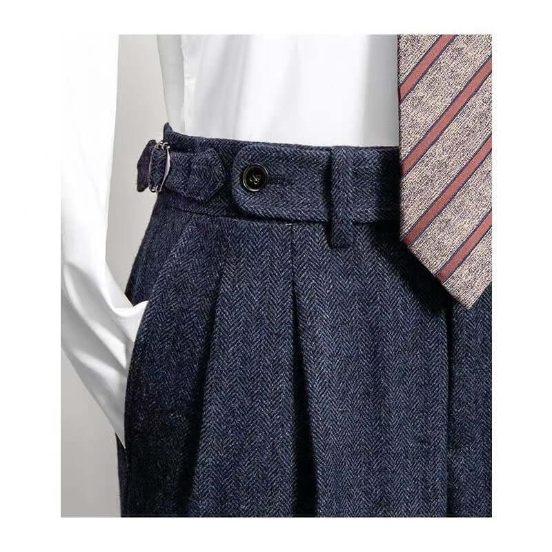 Pantalón Tweed Hombre Vintage
