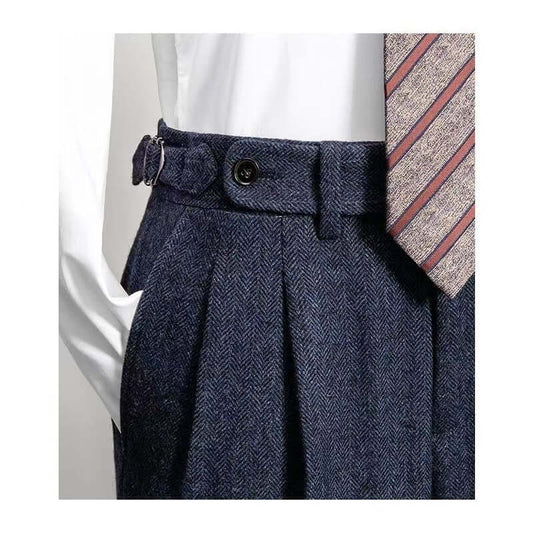 Pantalón Tweed Hombre Vintage
